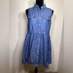 Bongo Dark Denim Dress Size Large